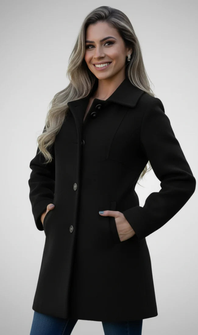 Modavera - Elegant Wool Coat