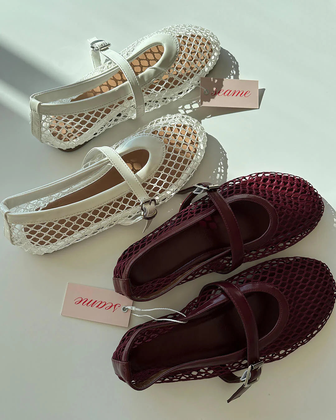 Margaux Mesh Ballet Flats
