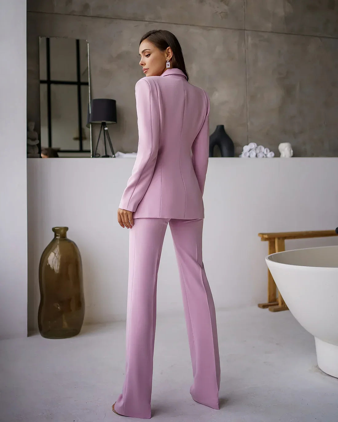 Afra - Elegant Pantsuit with Blazer