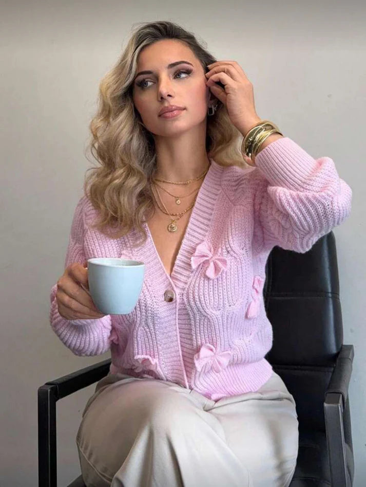 Rosé | Bloom Cardigan