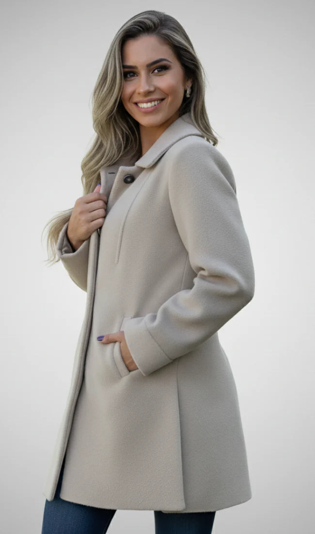 Modavera - Elegant Wool Coat