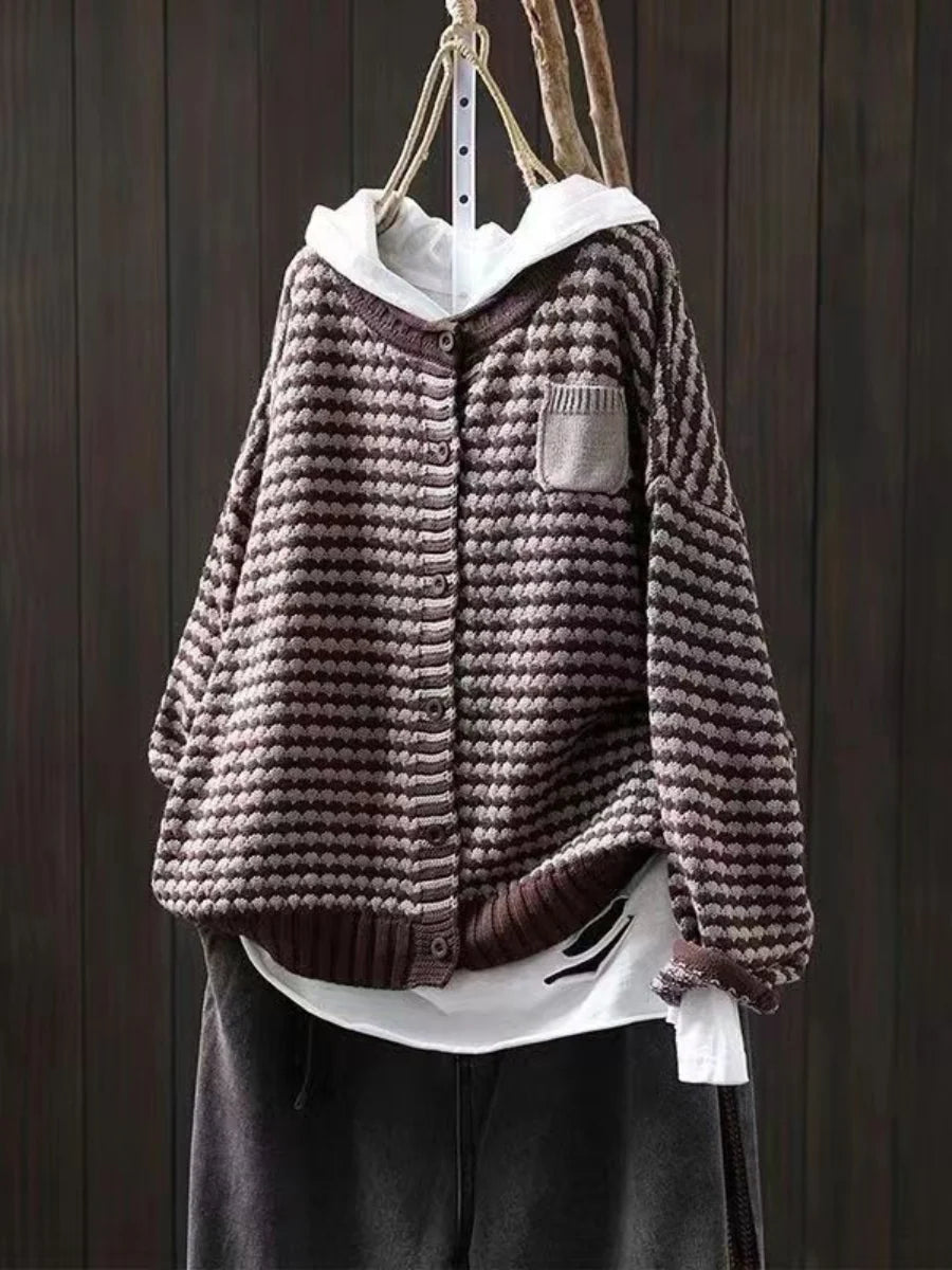 Seliora - Textured Knit Cardigan