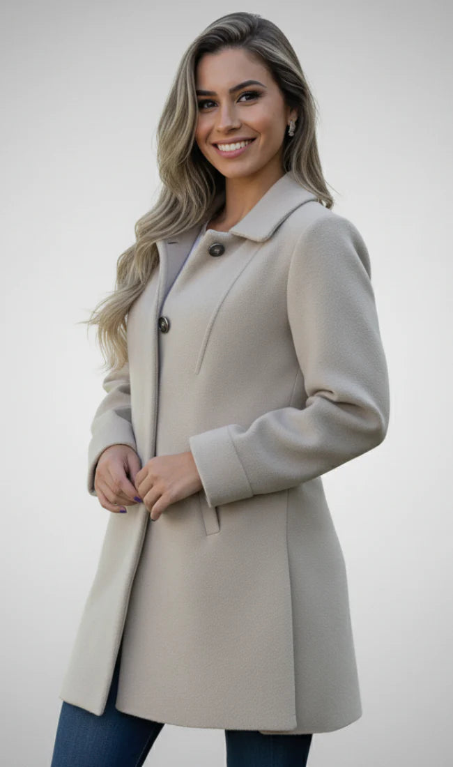 Modavera - Elegant Wool Coat