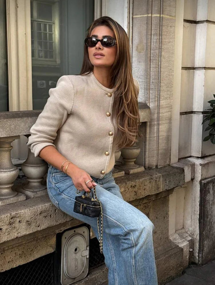 Alma | Simple Knitted Cardigan