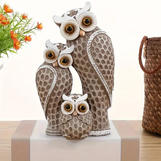 Echoowlet - Modern Owl Family Figure