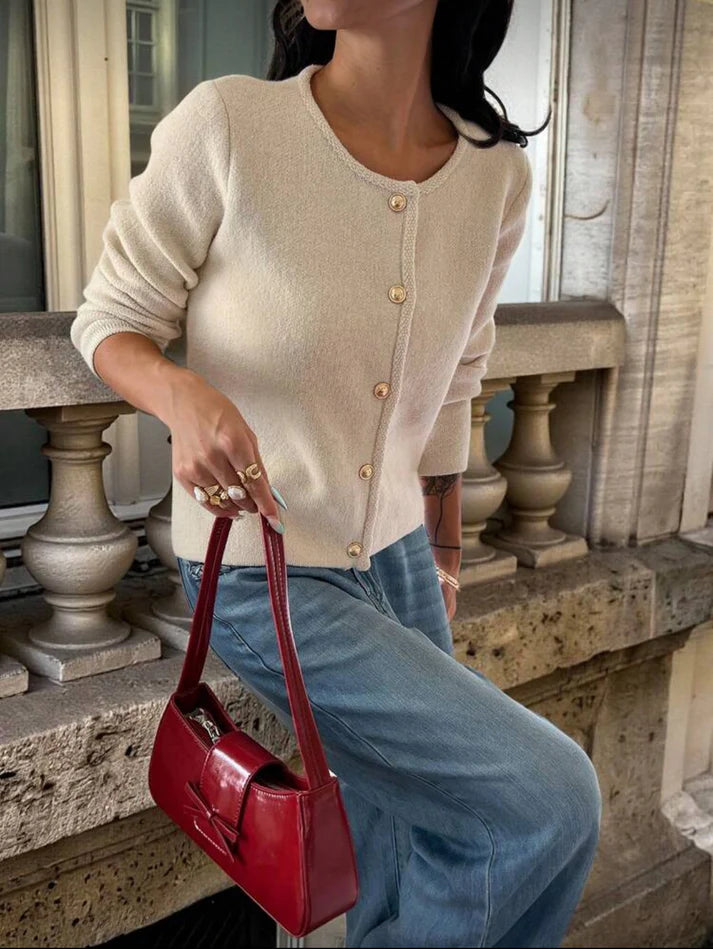 Alma | Simple Knitted Cardigan