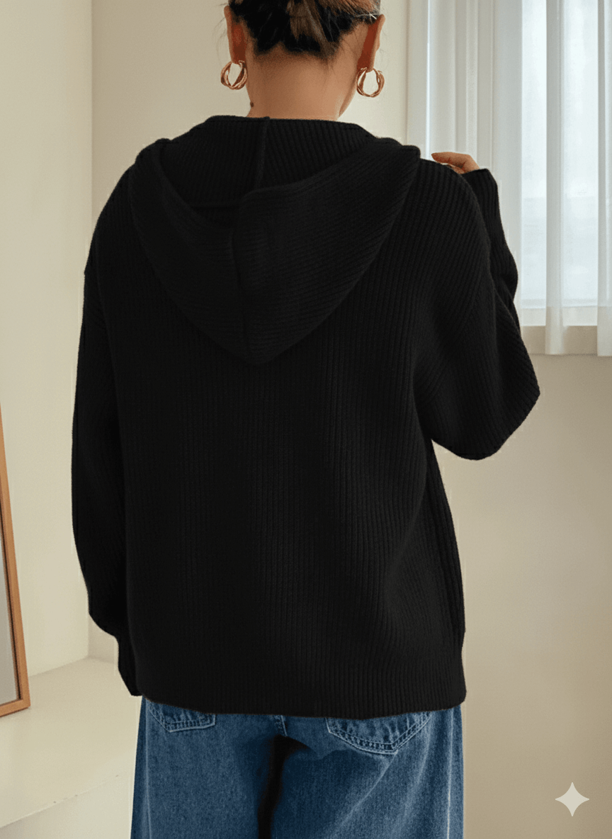 Warmth & Whispers — Autumn Cardigan Hoodie