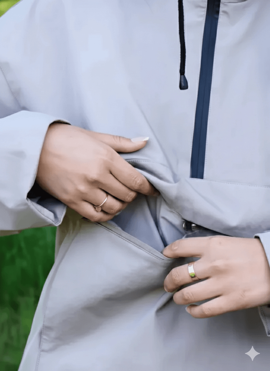Cerulean - Windbreaker Lightweight, Waterproof & Weather-Resistant