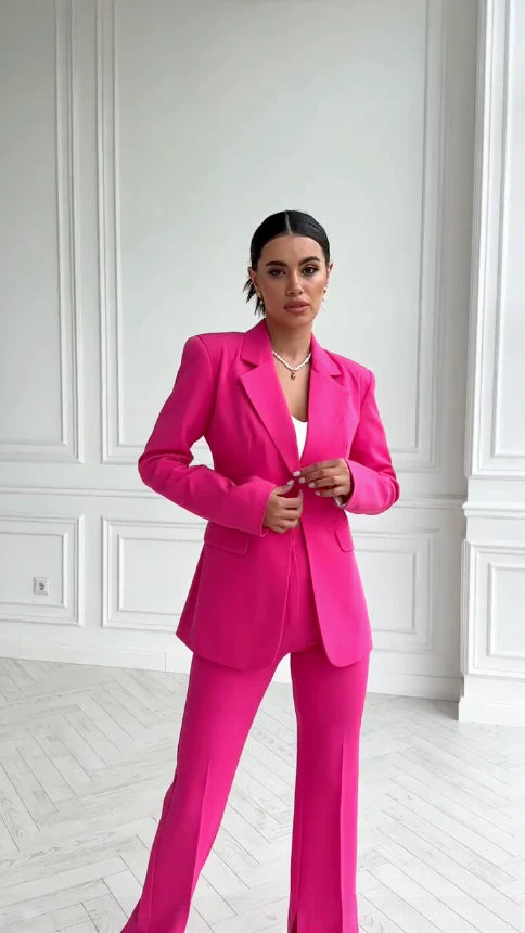 Afra - Elegant Pantsuit with Blazer