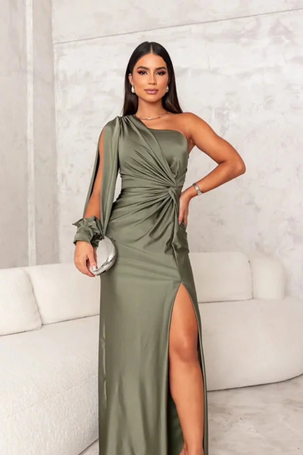 Ada – Glamour Draped Gown